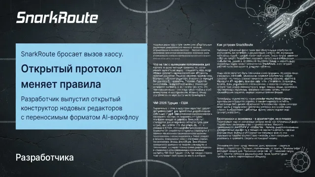 SnarkRoute бросает вызов хаосу. Открытый протокол меняет правила