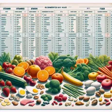 Таблица витаминов в продуктах: Полное руководство
